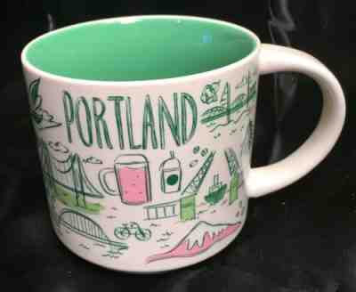 Starbucks Coffee "Been There Series"14oz Mug PORTLAND Oregon Cup  - Sold on eBay Apr, 23rd 2019 for $9.00