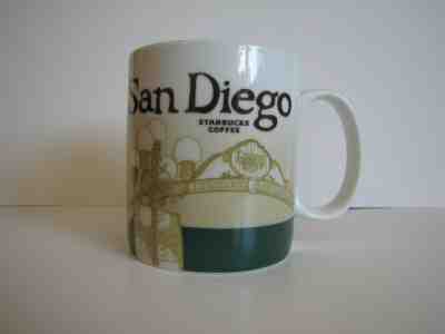 Starbucks San Diego Collectors Series Ceramic Coffee Mug 16 fl oz - Sold on eBay Apr, 23rd 2019 for $21.50