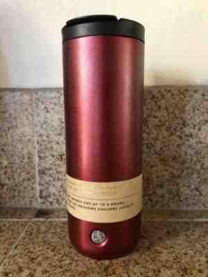 Starbucks Holiday 2018 Stainless Steel Tumbler Sparkle Blend Red 16 fl BRAND NEW - Sold on eBay Apr, 6th 2019 for $32.00