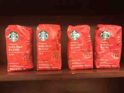 5 New Sealed Starbucks Holiday Blend 2018 Medium Roast 10oz Ground Coffee - Sold on eBay Apr, 5th 2019 for $45.01