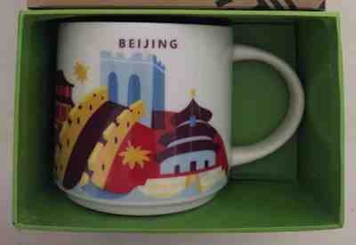 Discount! Starbucks Beijing Mug Cup You are here YAH City China Display Sample - Sold on eBay Apr, 17th 2019 for $39.99