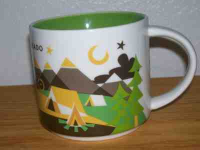 STARBUCKS CERAMIC COFFEE MUG You Are Here COLORADO 14 oz - Sold on eBay Apr, 24th 2019 for $9.95