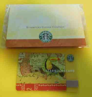 VERY RARE STARBUCKS VHTF Orig 2002 JAPAN TOUCAN Card w/Orig. MATCHING SLEEVE *M* - Sold on eBay Apr, 23rd 2019 for $84.79