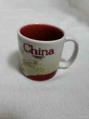 Starbucks Coffee Mug 3oz China 2008 Red Dragon City Collection Mini Espresso Cup - Sold on eBay Apr, 24th 2019 for $12.00
