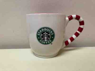 Starbucks 2010 Coffee Mug Candy Cane Handle Holiday Christmas - Sold on eBay Apr, 23rd 2019 for $4.99
