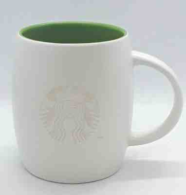 Starbucks Mug barrel  mermaid 2011 Laser Cut Matte Finish Coffee 16oz White/Gree - Sold on eBay Apr, 23rd 2019 for $5.99