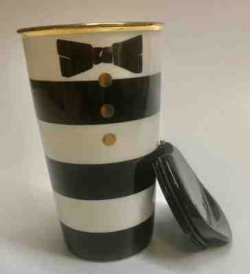 Starbucks Alice & Olivia Tumbler Mug Black White 2013 Stacey Bendet 12 oz  - Sold on eBay Apr, 23rd 2019 for $21.95
