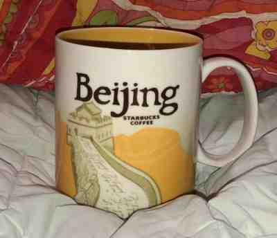 NEW Beijing Starbucks City Coffee Mug 2014 16 oz Cup Great Wall of China No Box - Sold on eBay Apr, 23rd 2019 for $16.99