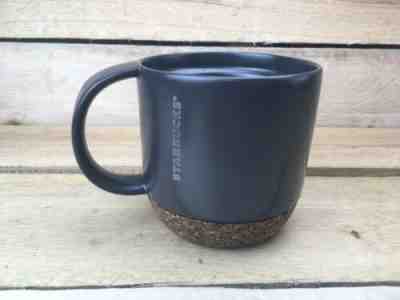 Starbucks 12oz Coffee 2016? Cork Bottom Gray Ceramic Travel Tumbler Mug Cup Lid - Sold on eBay Apr, 23rd 2019 for $14.24