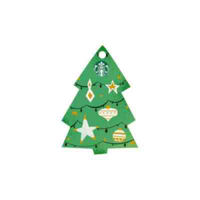 Starbucks Korea Starbucks 2017 Christmas Tree Card gift with sleeve - Sold on eBay Apr, 24th 2019 for $4.98