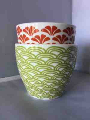 starbucks nesting bowls tea coffee cup 2009 new bone china Z - Sold on eBay Apr, 21st 2019 for $24.99