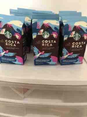 NEW 10 STARBUCKS COSTA RICA LATIN AMERICAN BLEND MEDIUM ROAST COFFEE , 9 OZ EACH - Sold on eBay Apr, 1st 2019 for $19.99
