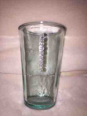 Starbucks Green Glass Cold Beverage Tumbler Made in Spain 16 Oz - Sold on eBay Mar, 16th 2019 for $9.99