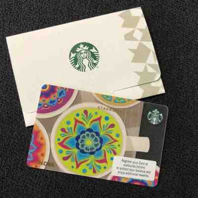Starbucks India Gift Card Mandala With India Wording, For Collectors - Sold on eBay Apr, 15th 2019 for $8.97