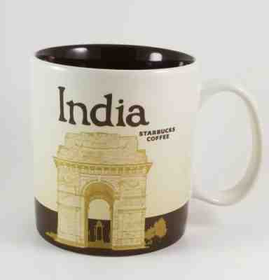 Starbucks INDIA Coffee Mug Global Icon City Collector Series Cricket 2012 - Sold on eBay Apr, 11th 2019 for $15.99