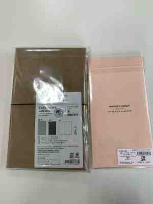 Starbucks  Reserve Roastery Tokyo Traveler’s Company Notebook Brown+Refill Pink - Sold on eBay Apr, 23rd 2019 for $84.00