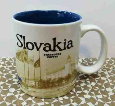 Starbucks Mug SLOVAKIA Icon version 2 Bratislava Castle DISCONTINUED 16 fl oz - Sold on eBay Mar, 22nd 2019 for $151.90