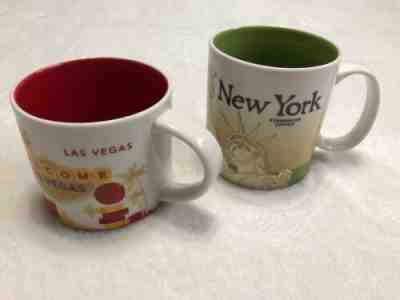 Starbucks City Mug New York 2009 16 oz/ Las Vegas You Are Here 14oz - Sold on eBay May, 9th 2019 for $18.99