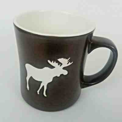 2009 Starbucks Embossed Moose Coffee Tea Cup Mug New Bone China Brown 16 oz - Sold on eBay May, 8th 2019 for $39.97