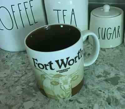 Starbucks 2009 FORT WORTH TX Collector Series 16 oz Ceramic Coffee Mug  - Sold on eBay May, 4th 2019 for $30.00