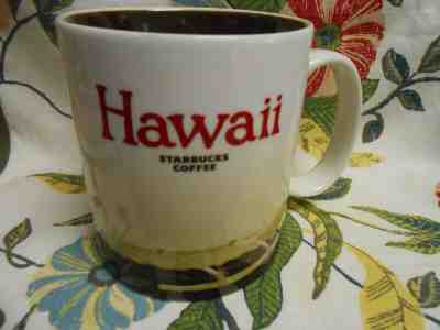 Starbucks Hawaii, 16oz Coffee Mug, Icon Series 2009 -Small Chip on bottom - Sold on eBay May, 4th 2019 for $18.95