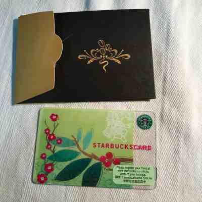 RARE Starbucks Card Hong Kong 2009 Christmas Wish with Sleeve Near Mint - Sold on eBay May, 3rd 2019 for $29.50