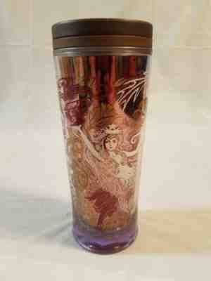STARBUCKS COFFEE MERMAID SPLIT TAIL TRAVEL TUMBLER PLASTIC 16 oz  2009     #25 - Sold on eBay May, 2nd 2019 for $19.99