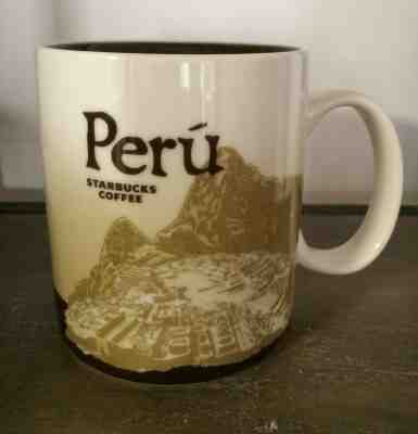Starbucks Peru Global Icon Collector Series Mug 2009 16 Fl Oz Coffee - Sold on eBay May, 1st 2019 for $24.95