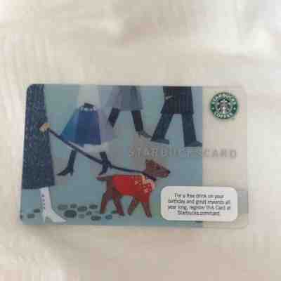 2009 STARBUCK'S WINTER DOG WALKER GIFT CARD SERIES 6054 - Sold on eBay Apr, 30th 2019 for $3.99
