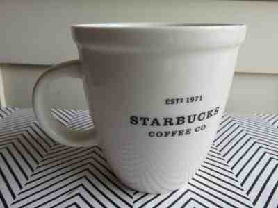 STARBUCKS COFFEE CO EST 1971 Mug Cup 2009 16 Ounce LARGE - Sold on eBay Apr, 29th 2019 for $8.50
