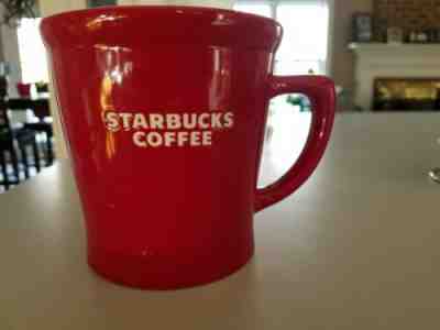 Starbucks Mug Red Bone China 16oz Coffee Cup 2009 Large - Sold on eBay Apr, 28th 2019 for $7.99