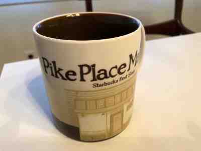 2009 Starbucks Pike Place Market 16 Oz Coffee Tea Collector Series Mug - Sold on eBay Apr, 28th 2019 for $7.99