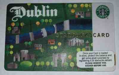 Starbucks Ireland Dublin 2009 Old Logo Card - Sold on eBay Apr, 27th 2019 for $74.99
