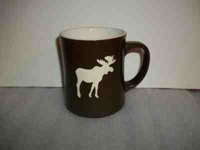 Starbucks 2009 Moose Mug Etched Embossed Brown/White Bone China - Sold on eBay Apr, 27th 2019 for $49.99