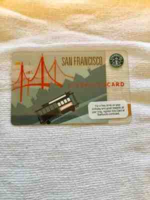 STARBUCKS San Francisco 2009 Cable Car Gift Card - Sold on eBay Apr, 24th 2019 for $25.00