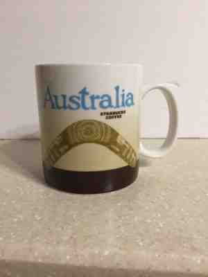 Starbucks Australia 2009 Global Icon Coffee Mug Tea Cup Boomerang Discontinued  - Sold on eBay Apr, 24th 2019 for $18.50