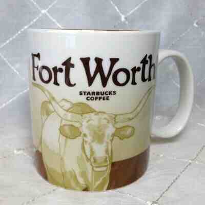 STARBUCKS 2009 FORT WORTH, CITY MUG, 16 oz. CUP, COLLECTOR SERIES, TEXAS  - Sold on eBay Apr, 24th 2019 for $39.95