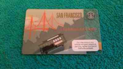 STARBUCKS San Francisco 2009 Cable Car Gift Card Nr Mint ONE Swipe - Sold on eBay Apr, 18th 2019 for $28.44