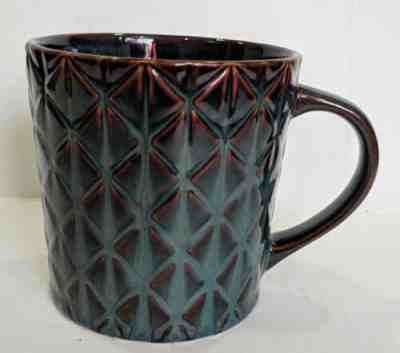 Starbucks Coffee 2009 Mug Geometric Green Brown Bone China Rare Cup - Sold on eBay Apr, 7th 2019 for $5.00