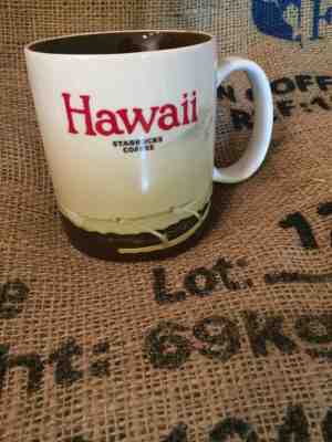 Starbucks Hawaii Coffee Mug Cup City Icon Series Collection Collector 16oz 2009 - Sold on eBay Apr, 5th 2019 for $11.00