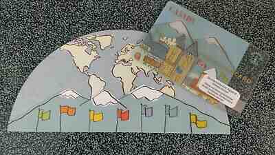 2009 MINT STARBUCKS Canada Olympics Gift Card w/Matching Paper 1/2 Globe US Sell - Sold on eBay Apr, 4th 2019 for $10.88