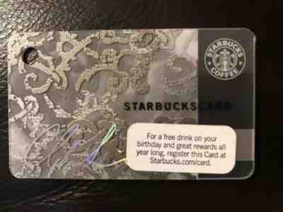 2009 CHRISTIAN SIRIANO STARBUCKS KEY CHAIN GIFT CARD - Sold on eBay Mar, 29th 2019 for $3.25