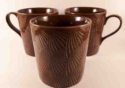 STARBUCKS 2009 DESIGN HOUSE STOCKHOLM BROWN TEXTURED MUG 3 AVAILABLE -GORGEOUS!  - Sold on eBay Mar, 24th 2019 for $9.95