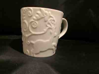 Starbucks 2009 White Bone China Deer Coffee Cup - Sold on eBay Mar, 4th 2019 for $8.00