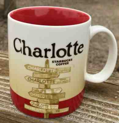 Starbucks Global Icon Series Charlotte City Coffee Mug 2009 With SKU Tag - Sold on eBay Mar, 3rd 2019 for $23.50
