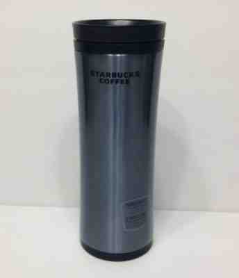2009 Starbucks  Blue Stainless Steel Coffee Travel Tumbler Cup 12 oz EUC - Sold on eBay Mar, 2nd 2019 for $21.99