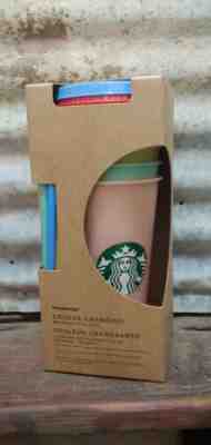 NEW STARBUCKS 2019 COLOR CHANGING Change Reuseable COLD CUPS SET OF 5 No Reserve - Sold on eBay May, 9th 2019 for $62.00