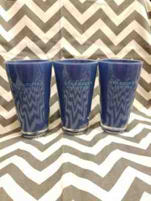 Starbucks plastic tumblers blue lot of 3 great condition  - Sold on eBay May, 9th 2019 for $5.95