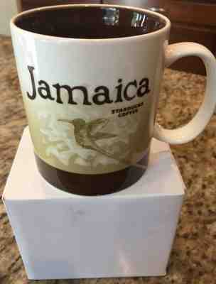 Starbucks Jamaica Global Series Coffee Mug Tea Cup 16oz NIB NEW!