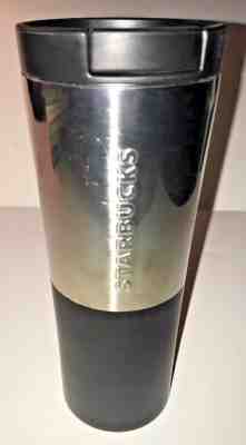 Starbucks Black And Silver Stainless Steel Tumbler 12 Oz 2017 (NEW) - Sold on eBay May, 9th 2019 for $19.99